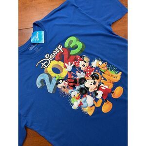 NWT Disney Parks Annual Tee 2023 Unisex 2XL Blue